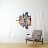 Tenture Belle libellule (En situation (horizontale))