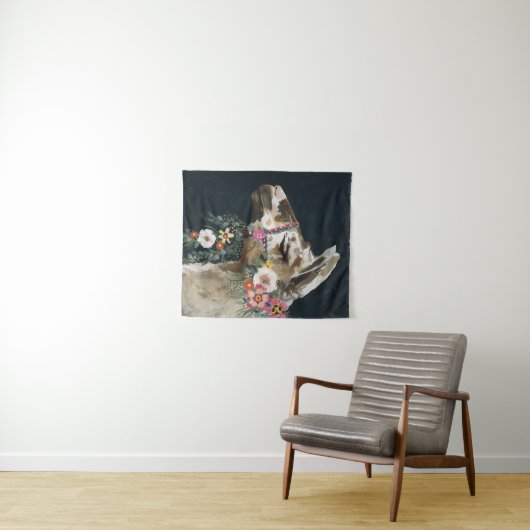 Tenture Belle Llama (En situation (horizontale))