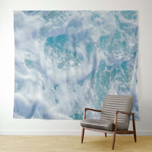 Tenture belle mer ​ mousse ​ (En situation (horizontale))