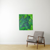 Tenture Belle Motif Feuille verte (En situation)