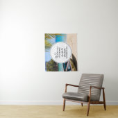 Tenture Belle Plage tropicale Mariage Bienvenue (En situation)