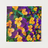 Tenture Belles boiseries fleuries dans le jardin (Devant (Horizontal))