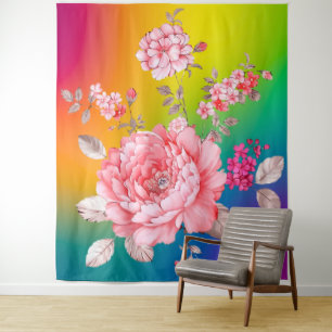 Tenture Belles fleurs