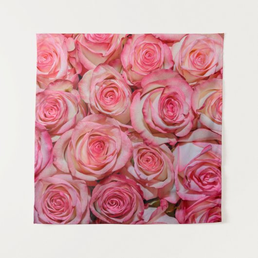 Tenture Belles roses roses roses (Devant)