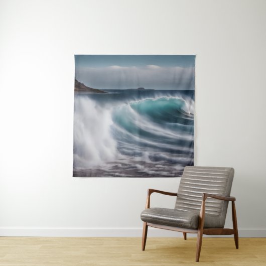 Tenture Belles vagues (En situation)