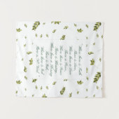 Tenture Bénédiction de la douce maison (Devant (Horizontal))