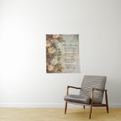 Tenture Bénédiction irlandaise de Noël | Jolies fleurs d'h (En situation)