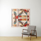 Tenture Bénédictions d'un dieu soleil de Ra d'Amon - (En situation)