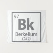 Tenture Berkelium - Berkeley Science - Tableau périodique (Devant (Horizontal))