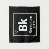 Tenture Berkelium - Tableau périodique des sciences de Ber (Devant)