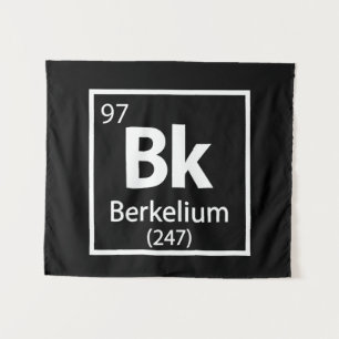 Tenture Berkelium - Tableau périodique des sciences de Ber