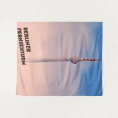 Tenture Berliner Fernsehturm, Poster de la tour de télévis (Devant (Horizontal))