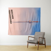 Tenture Berliner Fernsehturm, Poster de la tour de télévis (En situation (horizontale))