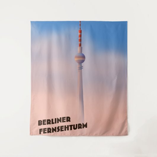 Tenture Berliner Fernsehturm, Poster de la tour de télévis (Devant)