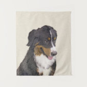 Tenture Bernese Mountain Dog 2 Peinture - Joli Original Do (Devant)