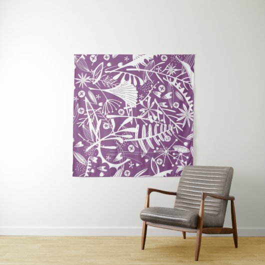 Tenture Berry botanical (En situation (horizontale))