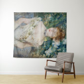 Tenture Berthe Morisot - Jeune fille dans une balle (En situation (horizontale))