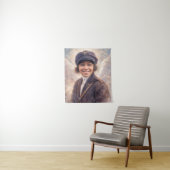 Tenture Bessie Coleman With Wings Painting (En situation)