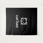 Tenture Best Cat Papa (Devant (Horizontal))