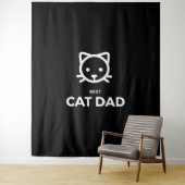Tenture Best Cat Papa (En situation)