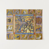 TENTURE BESTIAIRE MÉDIÉVAL, ANTELOP ANIMAUX DE LA FORÊT (Devant (Horizontal))