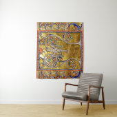 TENTURE BESTIAIRE MÉDIÉVAL, PHOENIX SUR L'ARBRE DE VIE, DR (En situation)