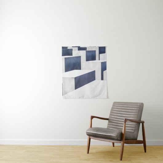 Tenture Béton blanc (En situation)