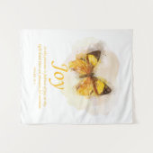 Tenture Bible du papillon chrétien pour les femmes Verse : (Devant (Horizontal))