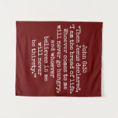 TENTURE BIBLE RELIGIEUX CHRÉTIEN VERSE CITATIONS (Devant (Horizontal))