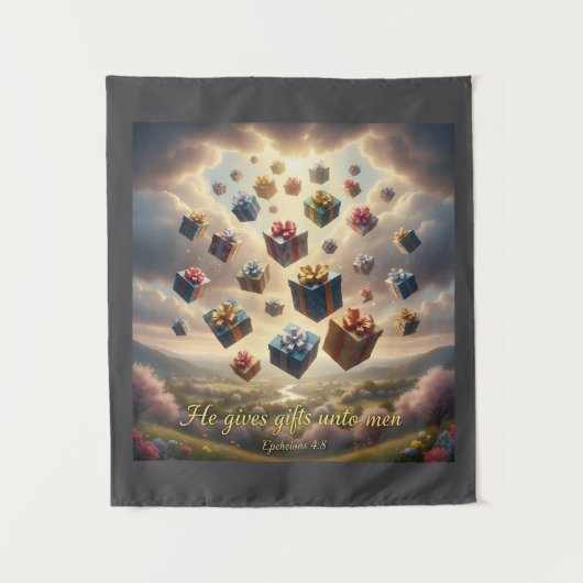 Tenture Bible Verse Inspired Tapestry (Devant)