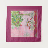 Tenture Bicyclettes roses (Devant)