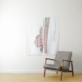 Tenture Biélorussie Orsha Architecture Ville Croquis Tapis (En situation)