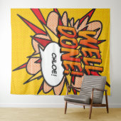 Tenture BIEN FAIT amusant Comic Book Photo fond (En situation (horizontale))