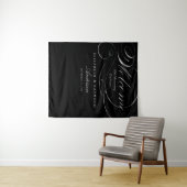 Tenture Bienvenue 25e Anniversaire Écriture Argent Élégant (En situation (horizontale))