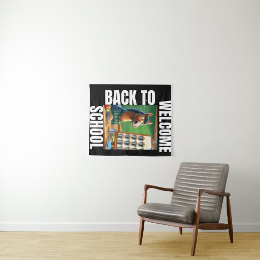 Tenture Bienvenue À L'École (En situation (horizontale))