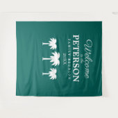 Tenture Bienvenue à l'idée de toile de fond pour photos de (Devant (Horizontal))