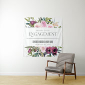 Tenture BIENVENUE À L'OCCASION DE FiançaILLES EN FLEURS RO (En situation)