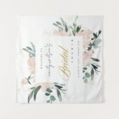 Tenture BIENVENUE À UNE BABOWER Douche DE MARIÉE À L'AQUAR (Devant)