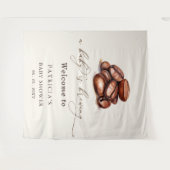 Tenture Bienvenue Bébé est en train de brasser du café Sig (Devant (Horizontal))