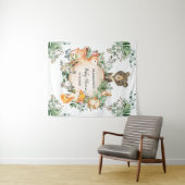 Tenture Bienvenue dans la végétation rustique des animaux (En situation (horizontale))