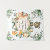 Tenture Bienvenue dans la verdure rustique des animaux de (Devant (Horizontal))