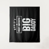 Tenture Big Daddy le plus génial au monde | Père Grandfath (Devant)