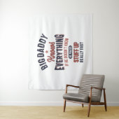 Tenture Big Daddy Sait Tout | Père grand-père (En situation)