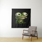 Tenture Big-Eyed Cartoon Frog (En situation)