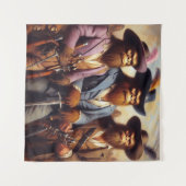 Tenture Bigfoot 3 mousquetaires (Devant (Horizontal))