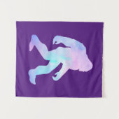 Tenture Bigfoot aquarelle (Devant (Horizontal))