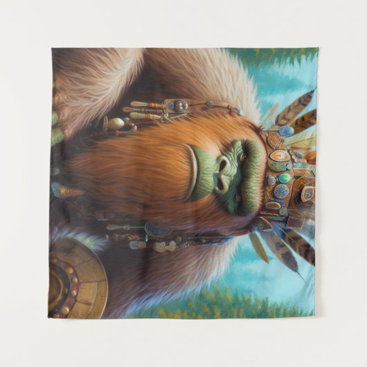 Tenture Bigfoot Eco Warrior (Devant (Horizontal))