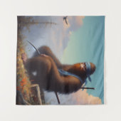 Tenture Bigfoot Ninja (Devant (Horizontal))