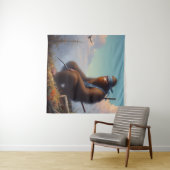 Tenture Bigfoot Ninja (En situation (horizontale))