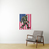 Tenture Bigfoot Sasquatch Camouflage (En situation)
